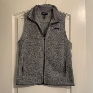 Heather grey women’s Patagonia vest, size M
